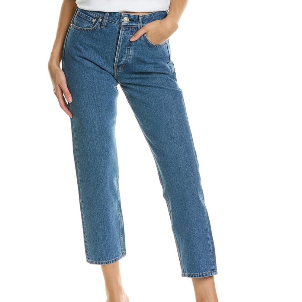Rag & Bone Maya High Rise Ankle Slim Jeans in Indigo Wash